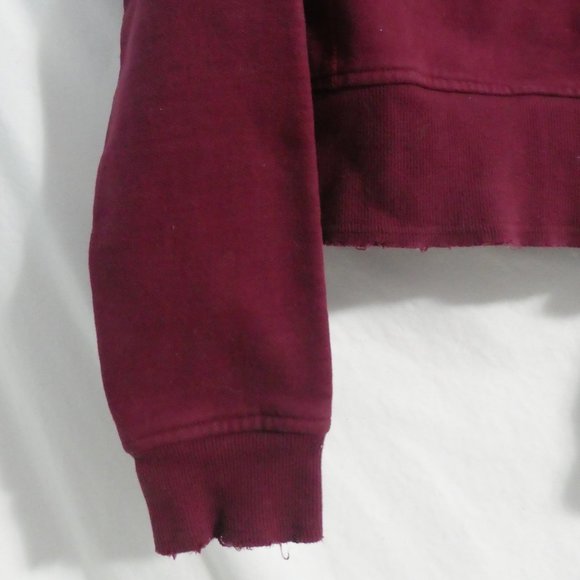 LULULEMON ATHLETICA CANADA | Burgundy Zip-Up Scuba Hoodie / Hooded Jacket - Picture 14 of 16